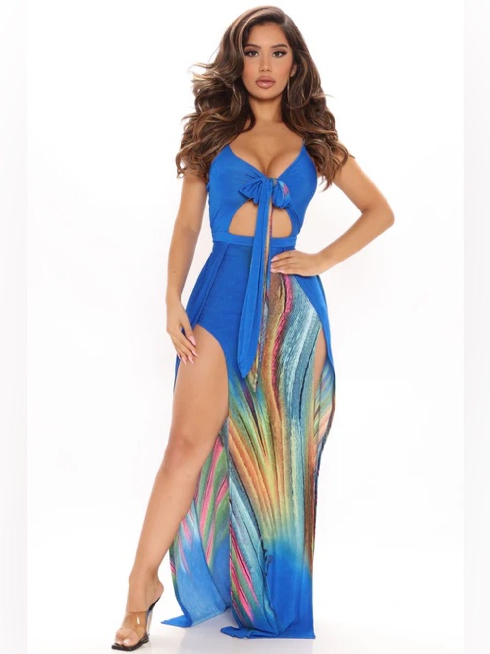 •FASHION NOVA• Let's Take A Trip Maxi Dress